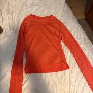 lululemon athletica Coral Long Sleeve Top